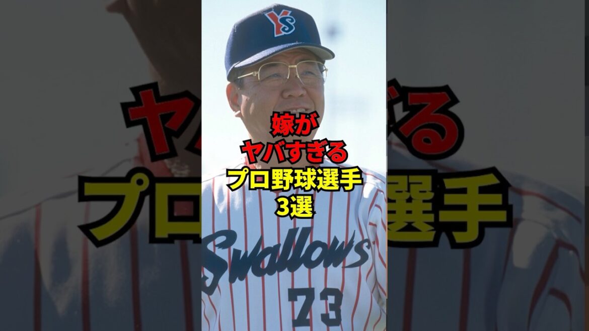 嫁がヤバすぎるプロ野球選手3選