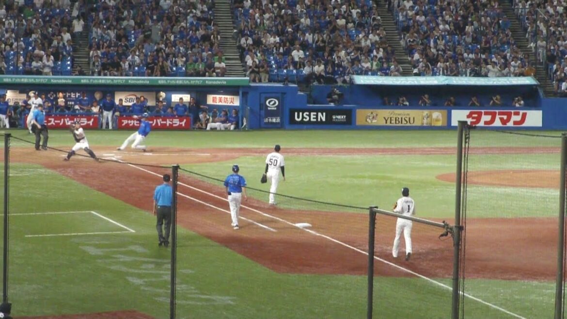 DeNA 三森大貴 タイムリーヒット　ヤクルト vs DeNA　2025年8月13日(水)　神宮球場