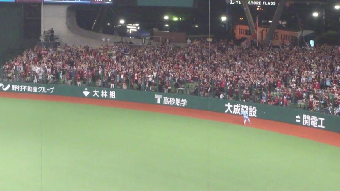 楽天 武藤敦貴 タイムリースリーベースヒット　西武 vs 楽天　2025年8月10日(日) ベルーナドーム