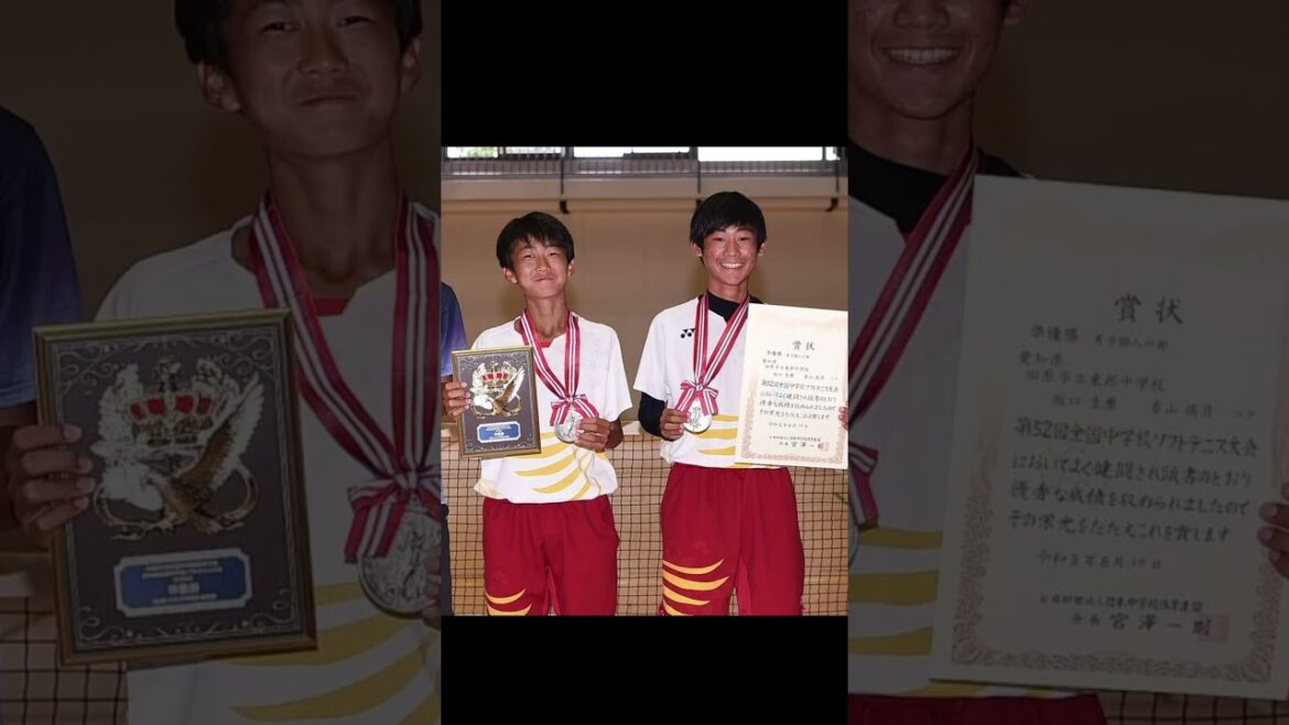 【ソフトテニス】1分でわかる坂口生磨選手の経歴 #ソフトテニス #shorts