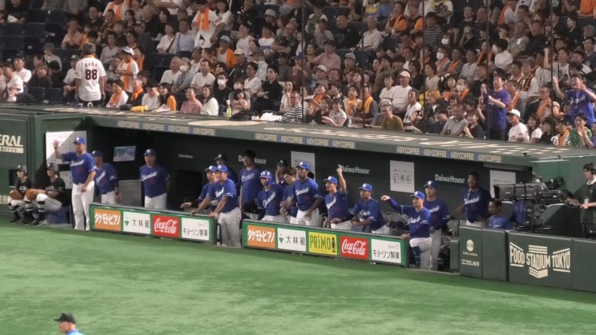 -2025.08.11-【NPB】４回表 細川成也 の先制タイムリーに盛り上がるベンチ!! 中日ドラゴンズ（vs読売）