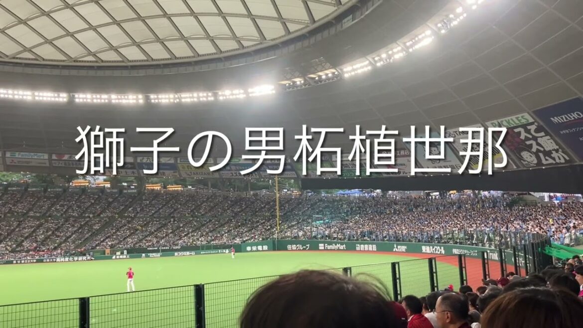 2025/8/11 西武　柘植世那　応援歌　