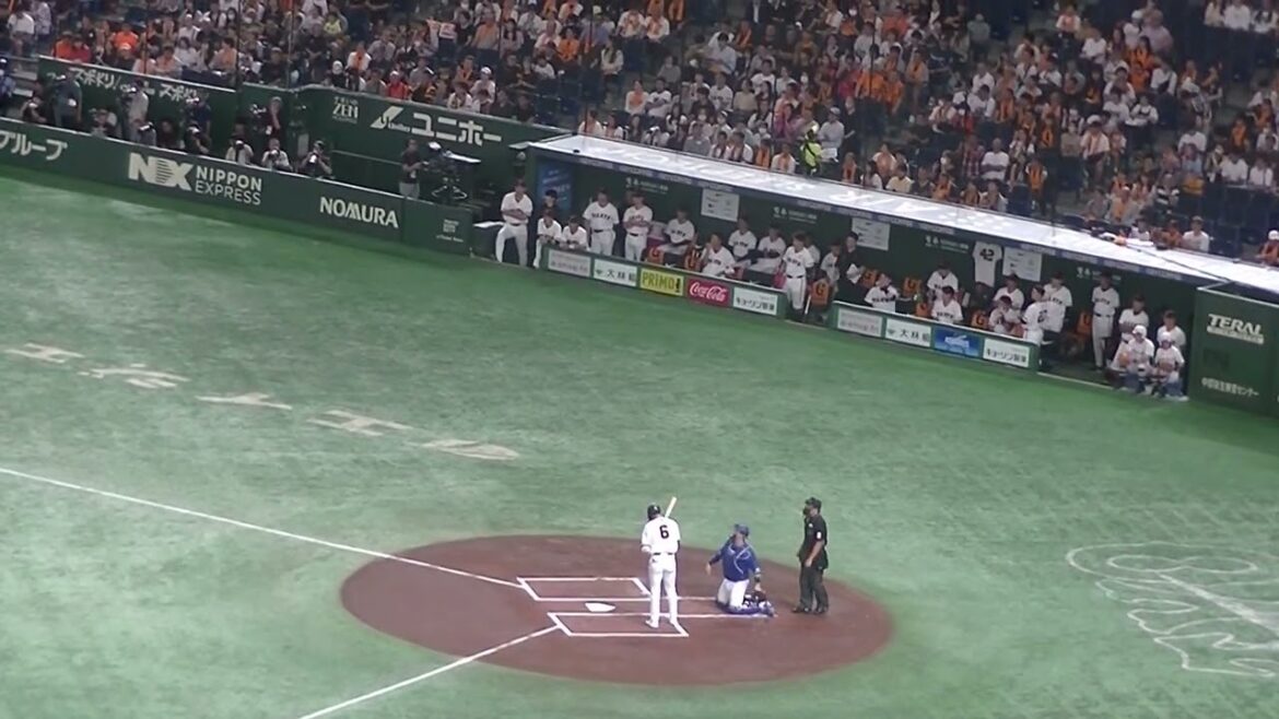 坂本勇人を三振にとる松木平優太【読売ジャイアンツ対 中日ドラゴンズ2024年9月16日】