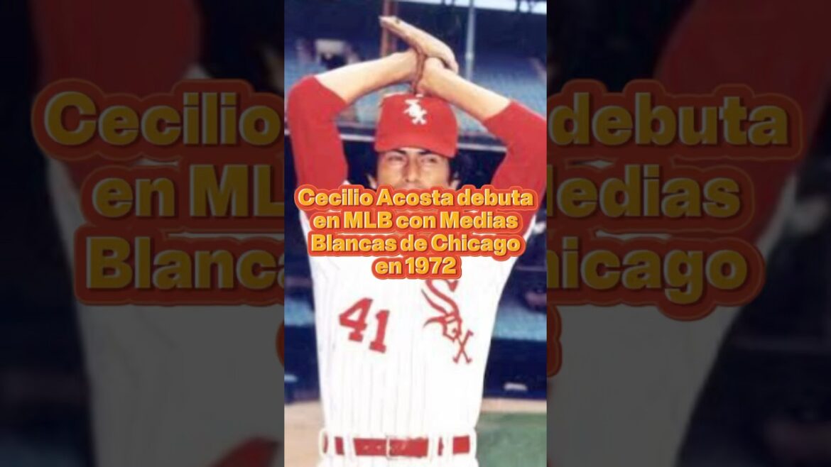 Cecilio Acosta: El debut soñado en Grandes Ligas ⚾🇲🇽 un 4 de junio de 1972 #beisbolmexicano Cecilio Acosta: El debut soñado en Grandes Ligas ⚾🇲🇽 un 4 de junio de 1972 #beisbolmexicano