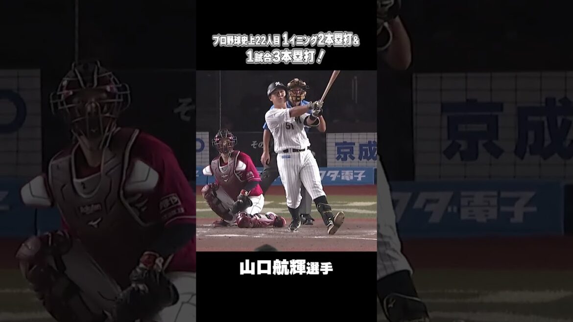 【山口航輝】4打席連続ホームラン｜1イニング2発｜3試合5発 #chibalotte