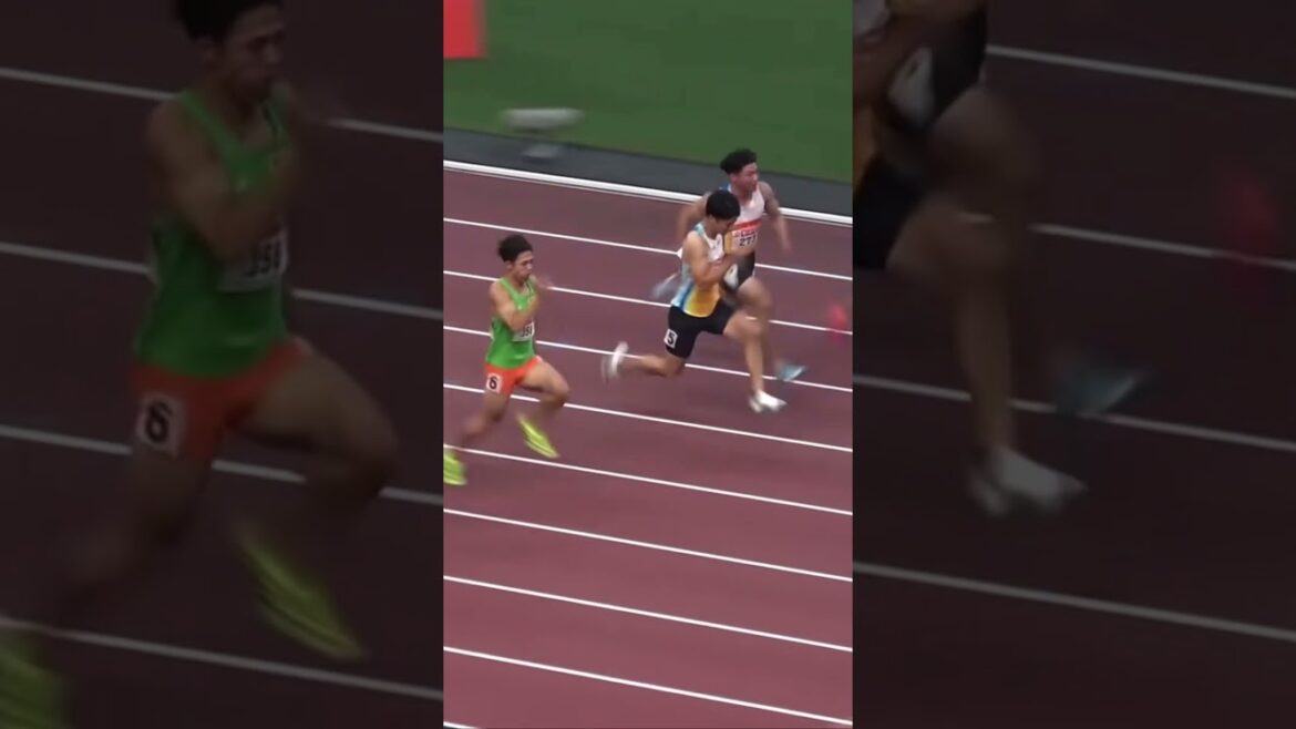 日本選手権陸上2025 男子100m決勝