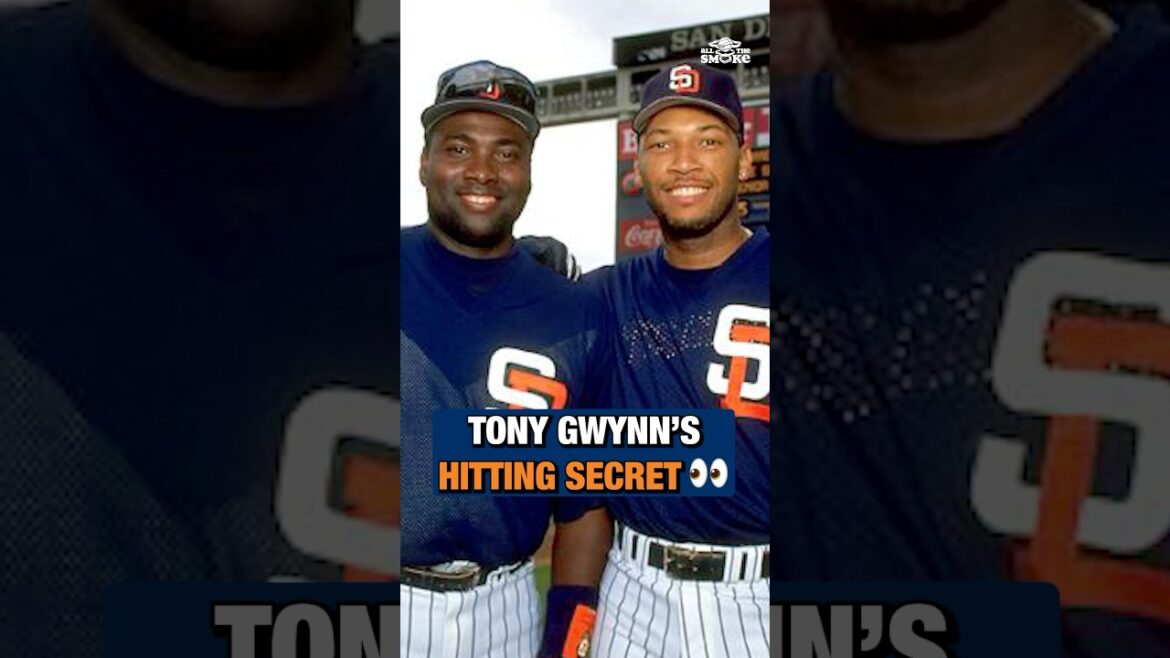 トニー・グウィンの究極の打撃の秘密👀