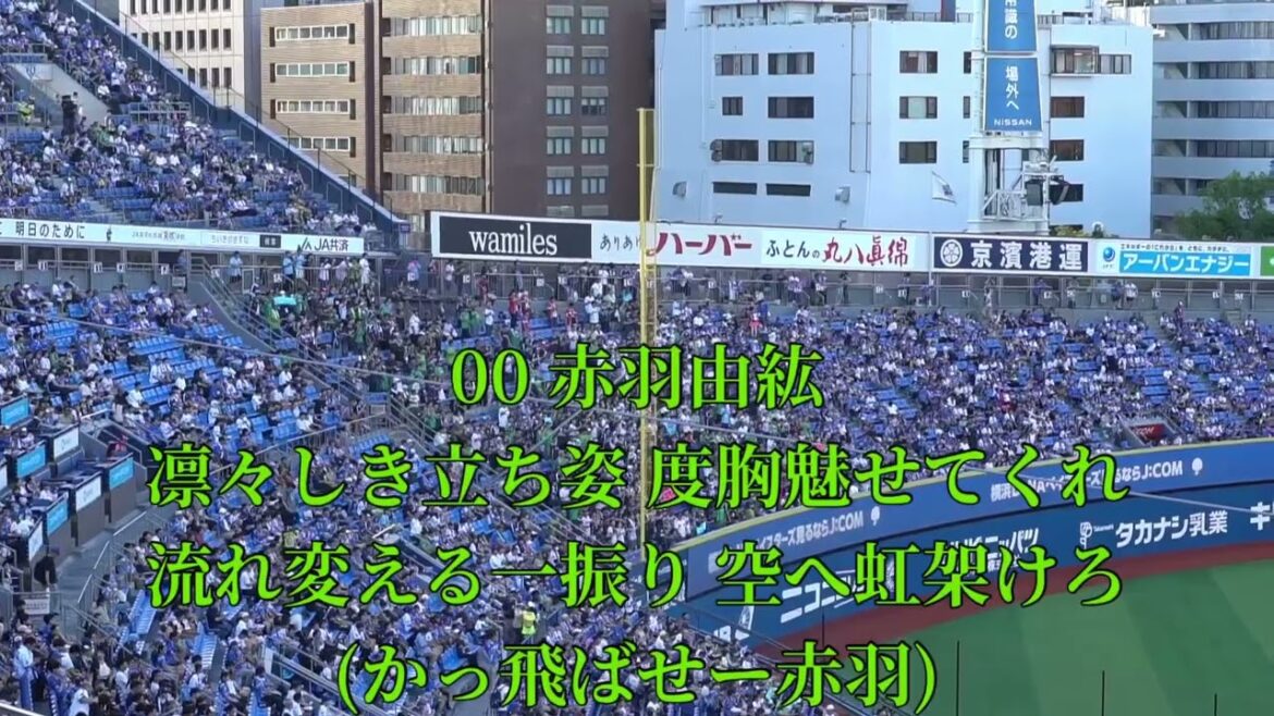 2025 7-30 東京ヤクルトスワローズ 赤羽由紘 応援歌 in横浜スタジアム