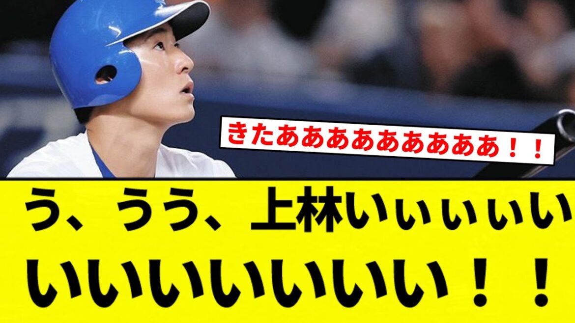 【うおおおおおおおお！！】う、うう、上林いぃぃぃいいいいいい！！【プロ野球反応集】【2chスレ】【なんG】