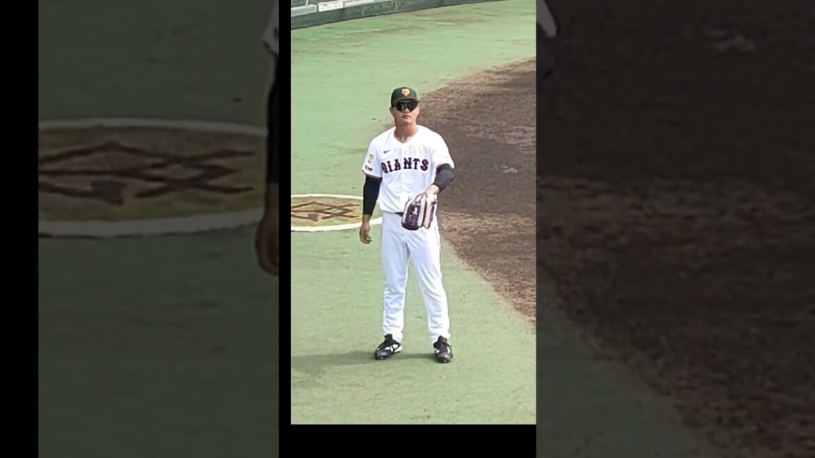 【GIANTS】 #大城元 044はピッチャーへ転向か😁？ 変化球を覚えてフォームはサブマリン！ #shorts #巨人 #ジャイアンツ #プロ野球