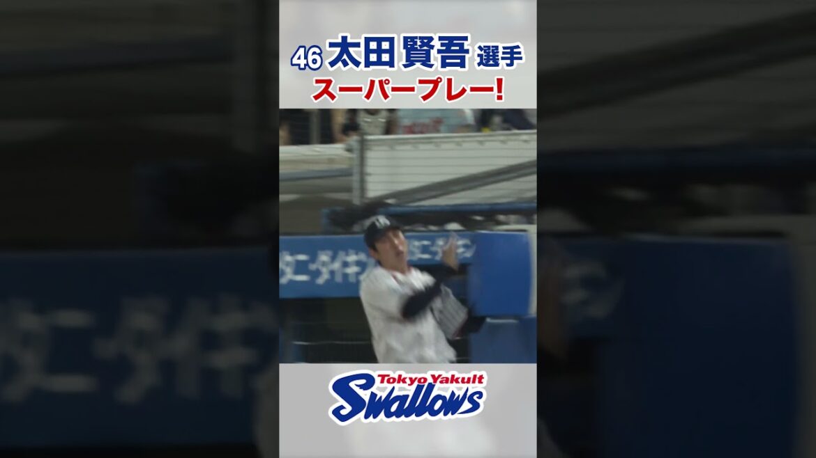 太田賢吾選手 スーパープレー！ #swallows #太田賢吾 #shorts