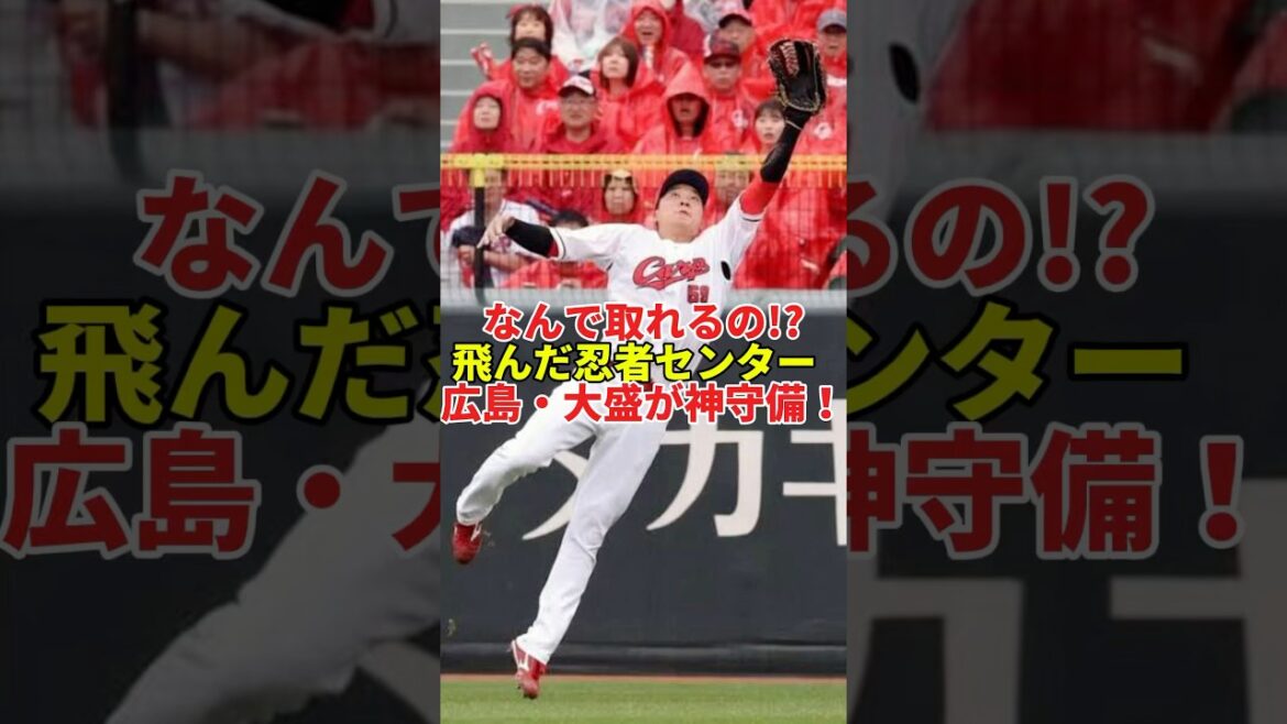 まさに空を飛んだ!広島・大盛の超美技が神レベルすぎる…#shorts #プロ野球 #野球 #広島東洋カープ #大盛穂 #忍者 #美技 #ファインプレー #セリーグ まさに空を飛んだ!広島・大盛の超美技が神レベルすぎる…#shorts #プロ野球 #野球 #広島東洋カープ #大盛穂 #忍者 #美技 #ファインプレー #セリーグ