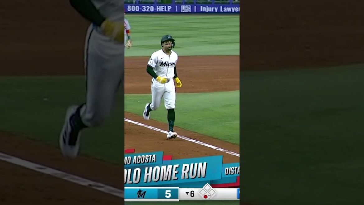 Maximo Acosta's first career hit was a home run and his family was in the stands cheering him on! 👏