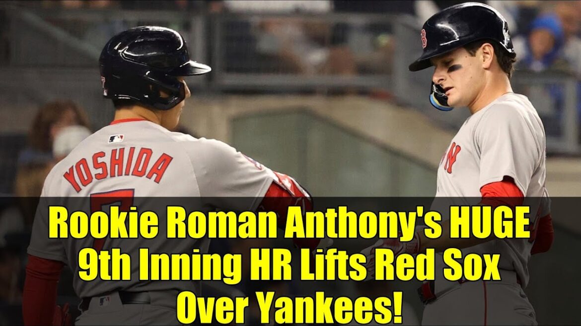 新人ローマン・アンソニーの9回裏の特大ホームランでレッドソックスがヤンキースに勝利！ | MLBハイライト