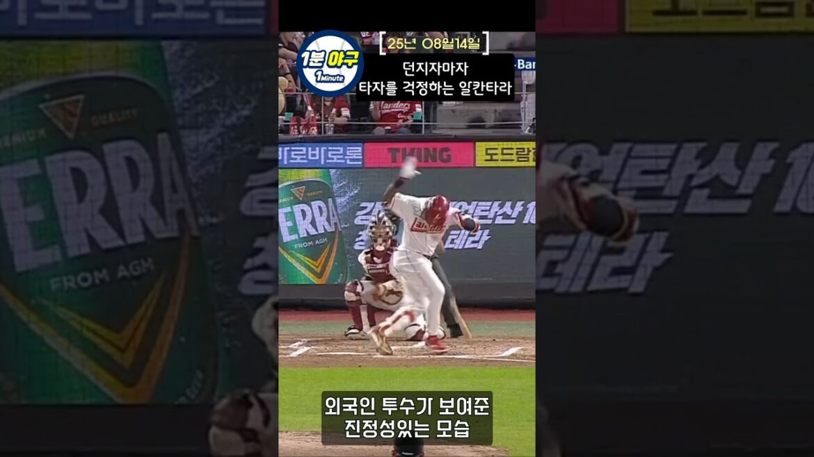 진심으로 타자를 걱정하는 알칸타라