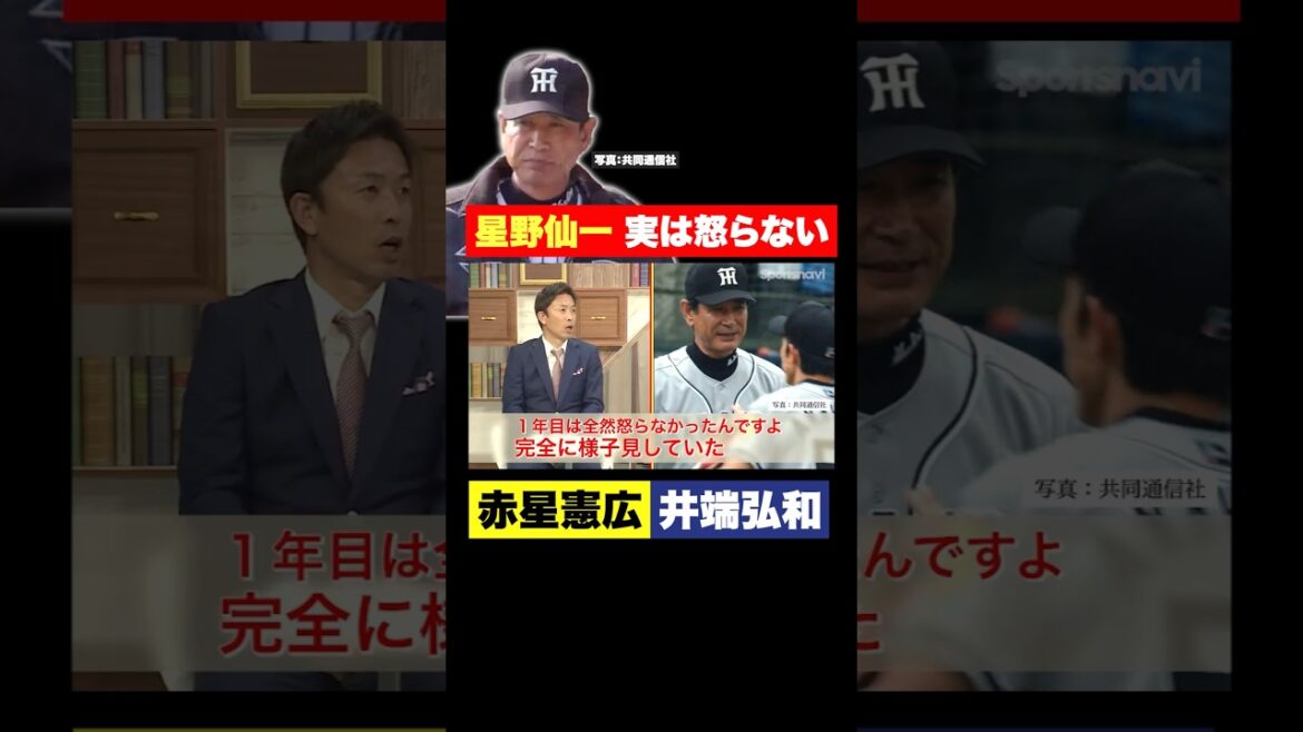 【褒め上手】実は怒らない星野仙一監督