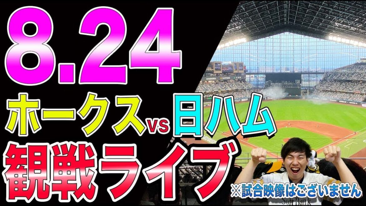 福岡ソフトバンクホークスvs北海道日本ハムファイターズの観戦ライブ！※試合映像はございません