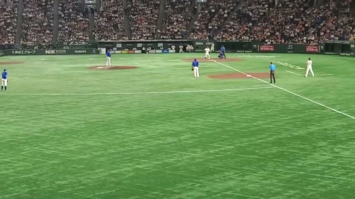 20240713　電撃引退した【立岡宗一郎 応援歌】　8回ｳﾗ　読売ｼﾞｬｲｱﾝﾂ(巨人)@東京ﾄﾞｰﾑ･ﾚﾌﾄ外野