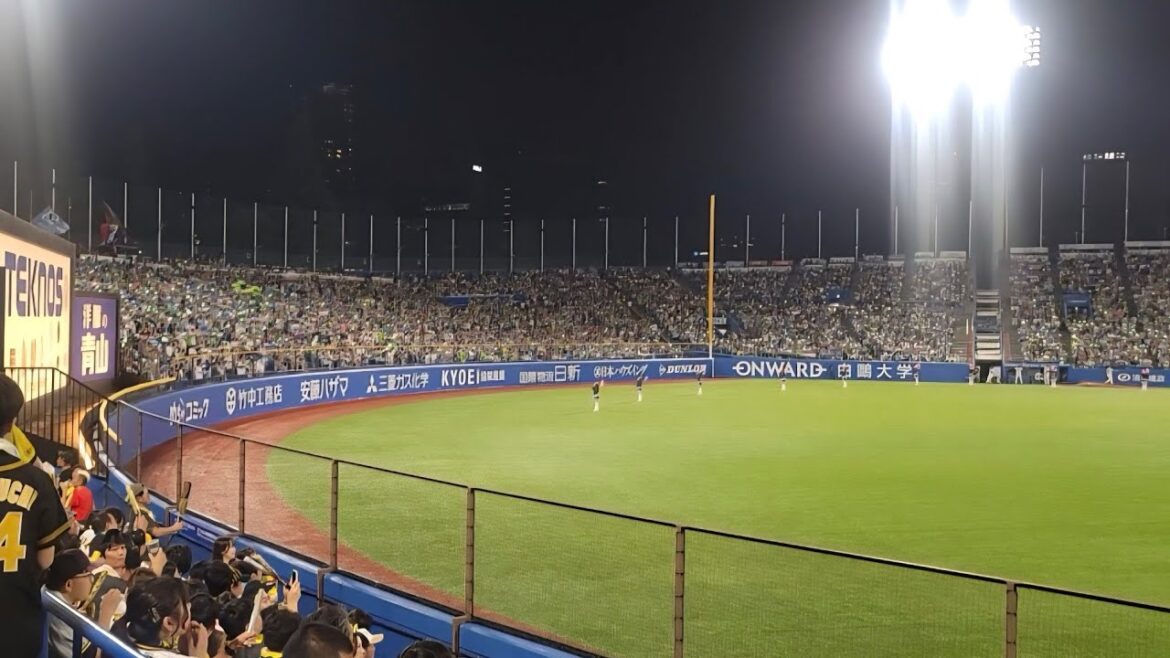 2025/8/23神宮球場　東京音頭！#東京音頭 #ヤクルトスワローズ #阪神タイガース #阪神 #hanshintigers #タイガース #明治神宮野球場