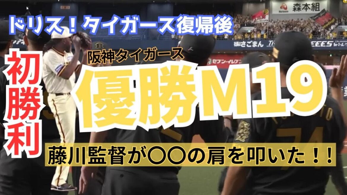 【ドリス復帰後初勝利！糸原健斗の代打勝ち越し＆藤川監督の謎タッチはなぜ？】「全投球ハイライト」