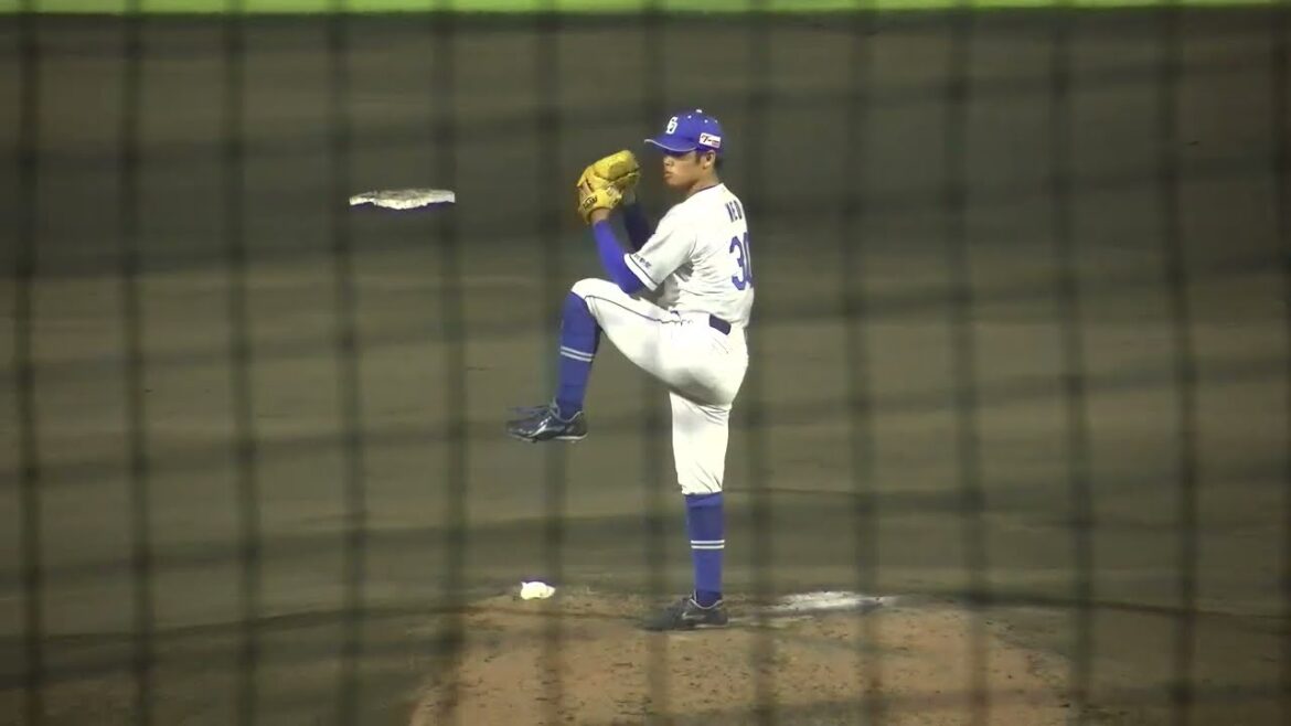 中日ドラゴンズ 根尾昂投手 投球練習 2025/8/24 豊橋球場