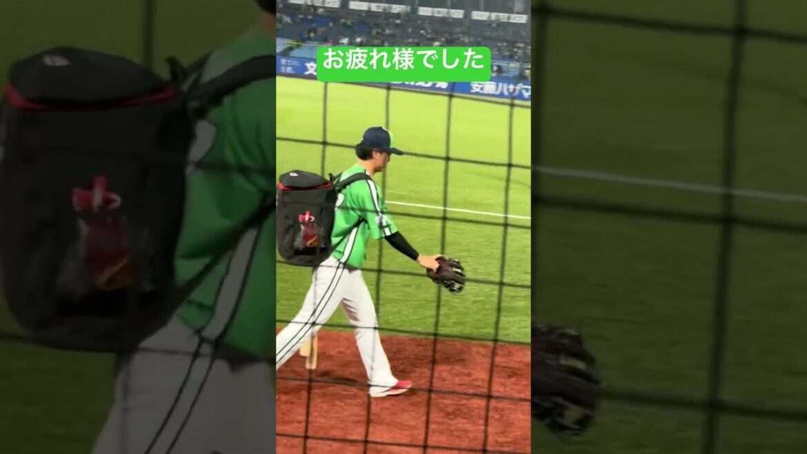 茂木栄五郎選手！みどれヤクルトスワローズ