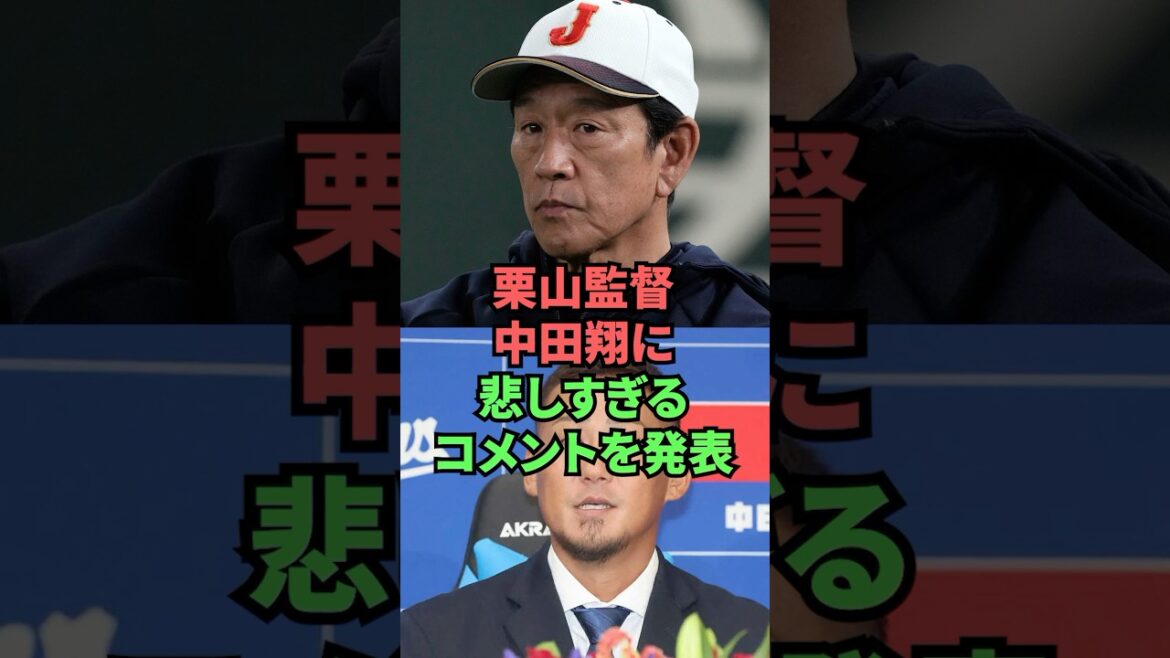 栗山監督中田町に悲しすぎるコメントを発表 栗山監督中田町に悲しすぎるコメントを発表