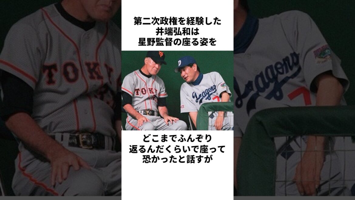 「闘将の恐ろしさ」星野仙一についての雑学 #野球 #野球雑学 #星野仙一