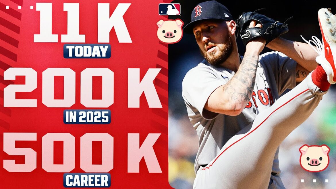 Garrett Crochet strikes out 11 Yankees 🐷 (including 200th this season and 500th of career)