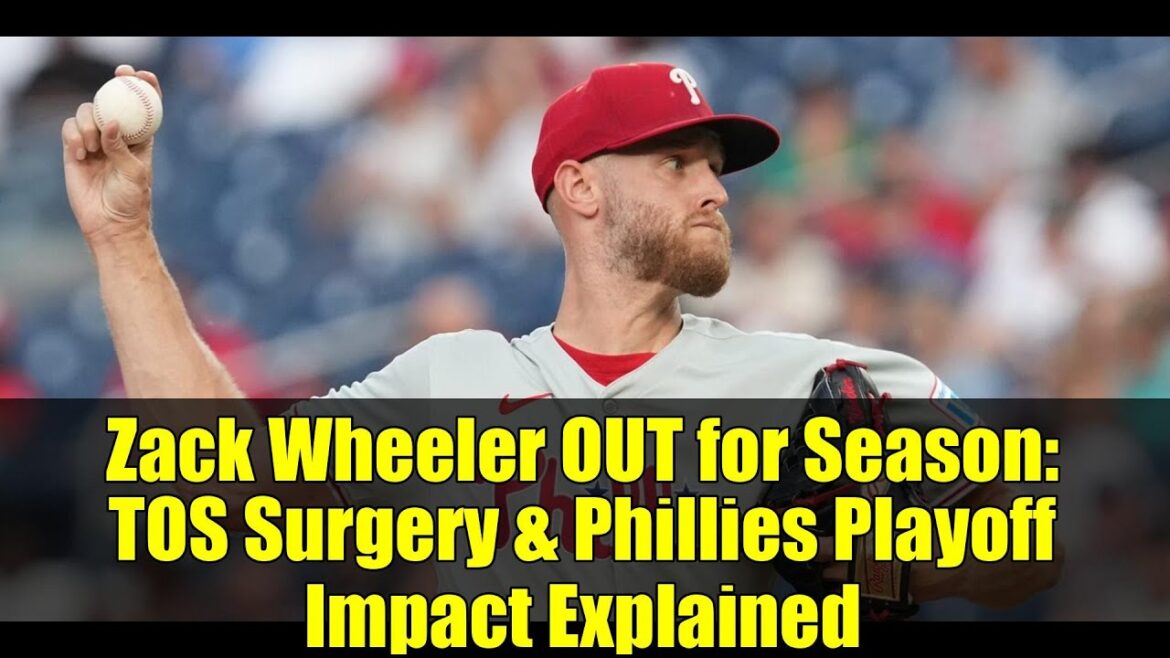 ザック・ウィーラー、今シーズン絶望:TOS手術とフィリーズのプレーオフへの影響を解説 ザック・ウィーラー、今シーズン絶望:TOS手術とフィリーズのプレーオフへの影響を解説