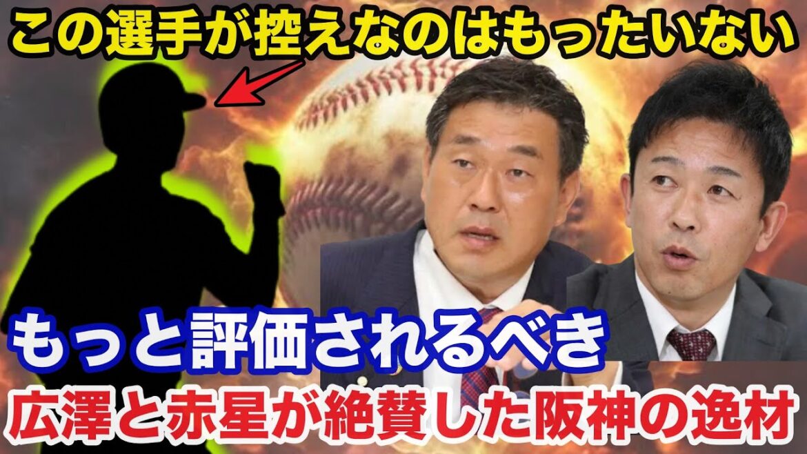 「この選手が控えなのはもったいない」阪神OB広澤克実と赤星憲広が思わず大絶賛した阪神のある逸材【阪神タイガース】