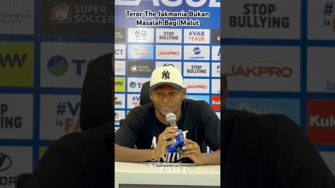 Wybemar Angulo Tegaskan Tekanan The Jakmania Tak Akan Buat Masalah Bagi Tim. Dia Percaya Malut Bisa!