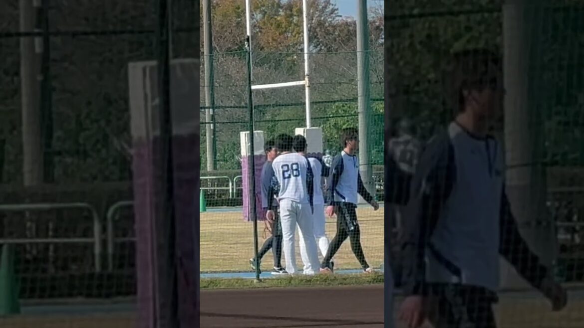 塩見泰隆選手ガンバレ！ヤクルトスワローズ練習最終日