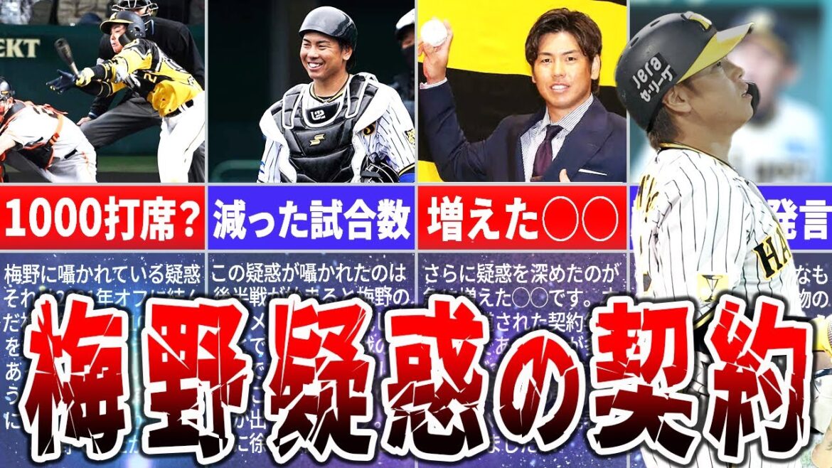 【1000打席契約？】梅野隆太郎に囁かれているヤバい説を徹底検証