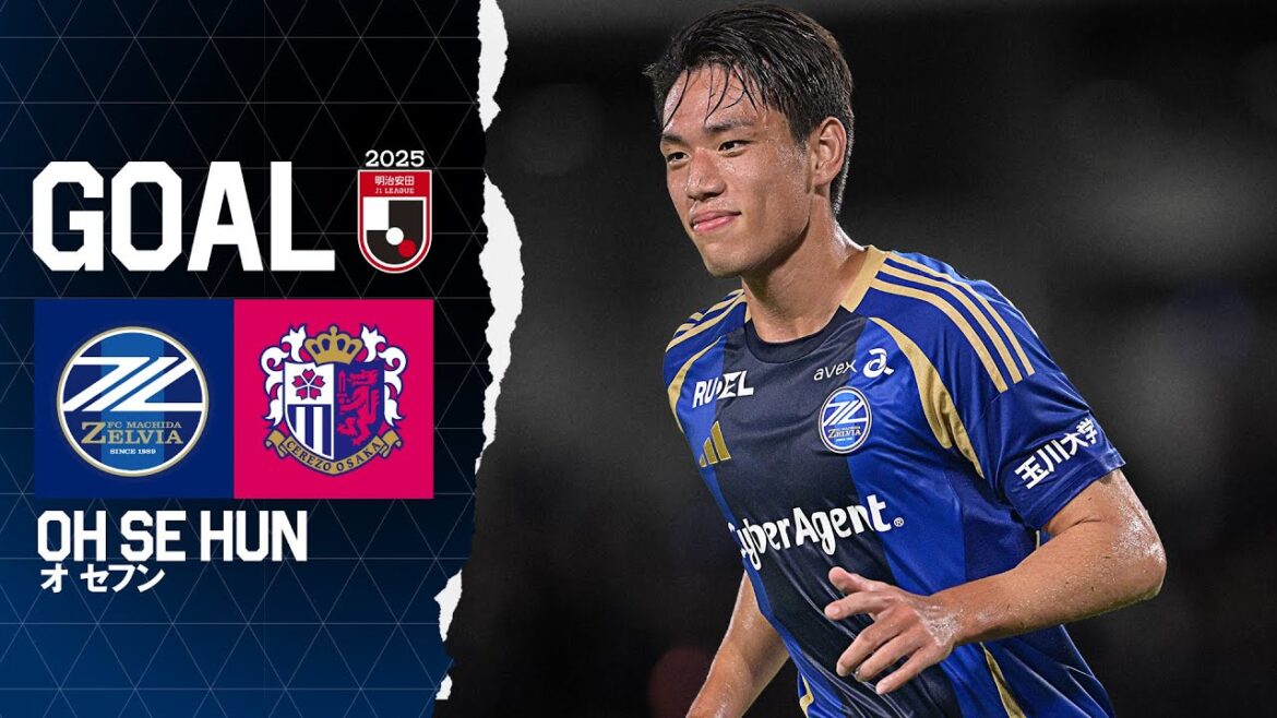 【GOAL/オ セフン】FC町田ゼルビア vs セレッソ大阪｜Jリーグ