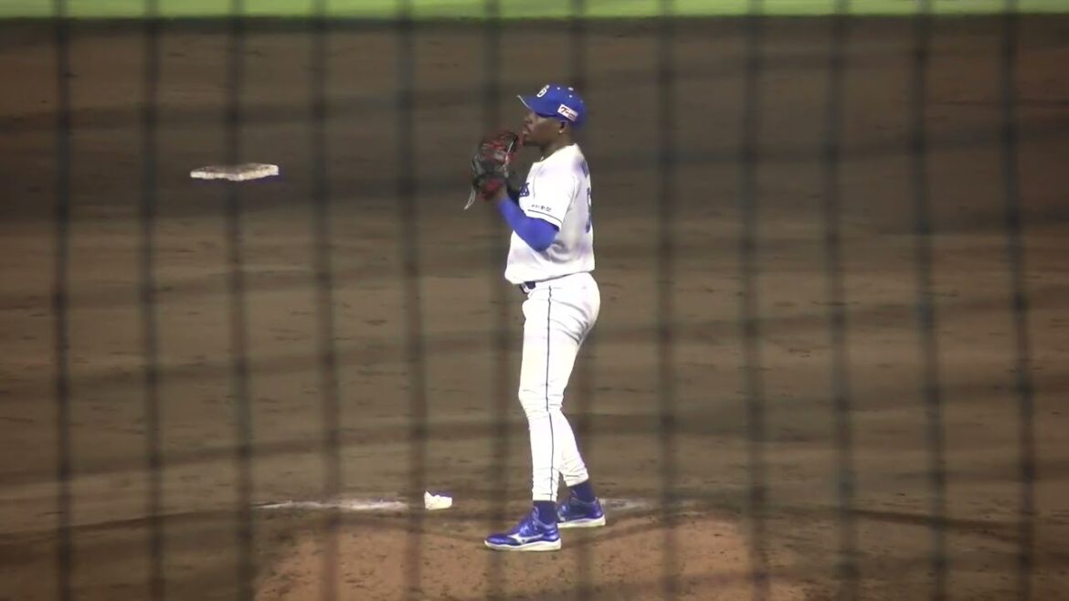 中日ドラゴンズ マルテ投手 投球練習 2025/8/24 豊橋球場