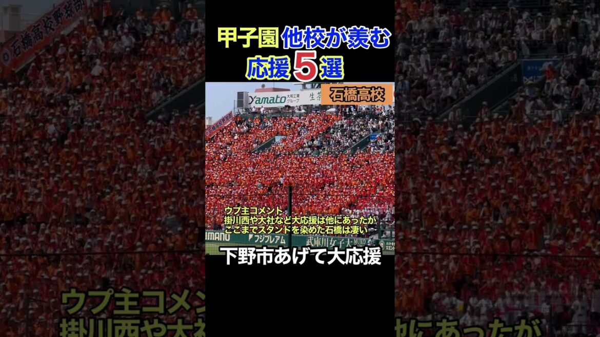 甲子園を揺らしたイケてる応援５選！他校が羨む圧巻のアルプススタンド