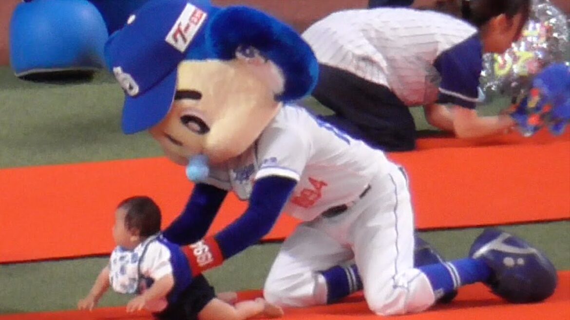 ドアラプロデュース　赤ちゃんハイハイレース　会場は大爆笑　中日ドラゴンズVS東京ヤクルトスワローズ　2025/08/27