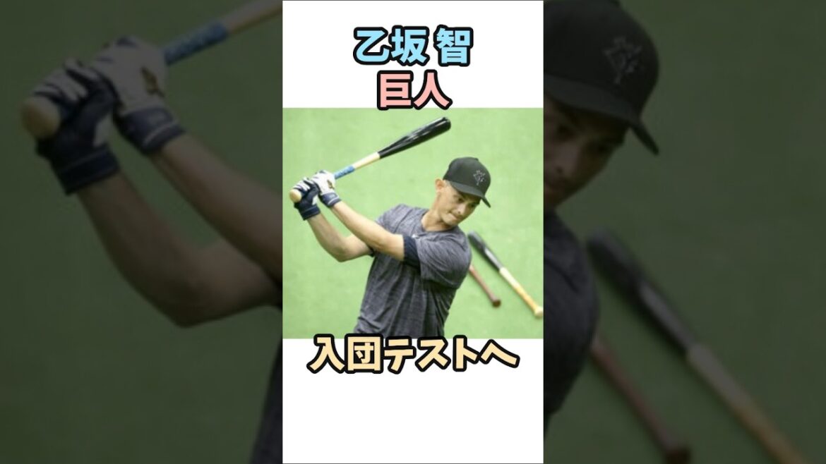 【緊急補強】乙坂智が巨人の入団テストに登場！阿部監督も視察！