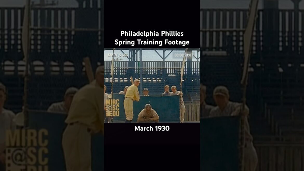 1930 Philadelphia Phillies Spring Training #trending #youtubeshorts