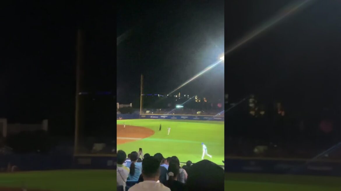 8/22 富邦悍將 終結者 張奕 上場燈光秀