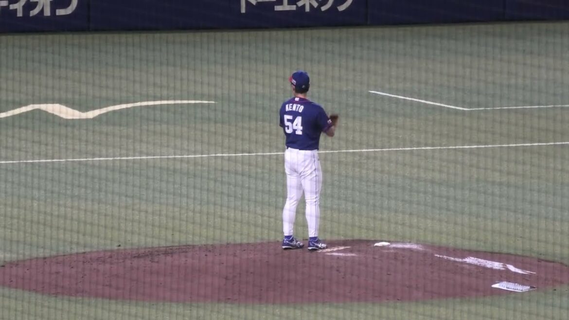 中日ドラゴンズ 藤嶋健人投手 投球練習 2025/8/26 バンテリンドーム