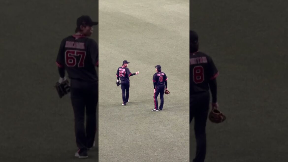 【試合前守備練習】 オリックスバファローズ  中川圭太選手 麦谷祐介選手　夏の陣　2025/07/29 京セラドーム