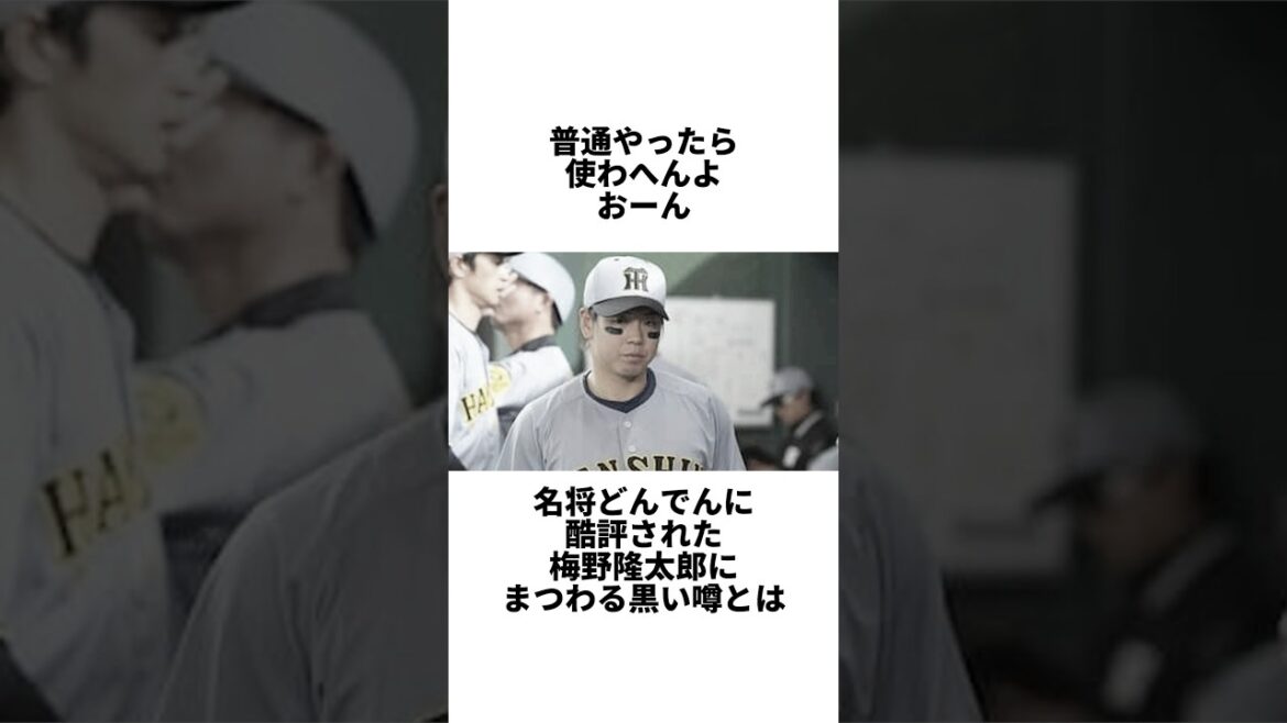 『阪神の顔・梅野隆太郎に囁かれる黒い噂とは』 #shorts #プロ野球 #野球 #梅野隆太郎 #阪神 #岡田彰布 #坂本誠志郎