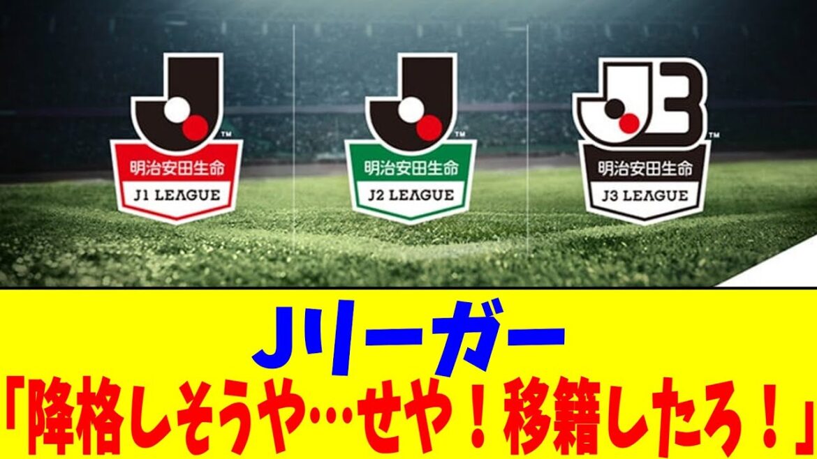 Jリーガー「降格しそうや…せや！移籍したろ！」