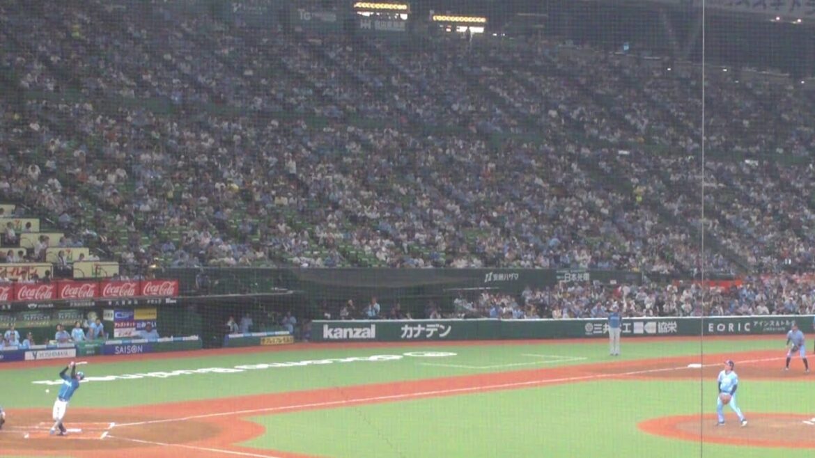 日本ハム 矢澤宏太 デッドボール　西武 vs 日本ハム　2025年8月27日(水)　ベルーナドーム