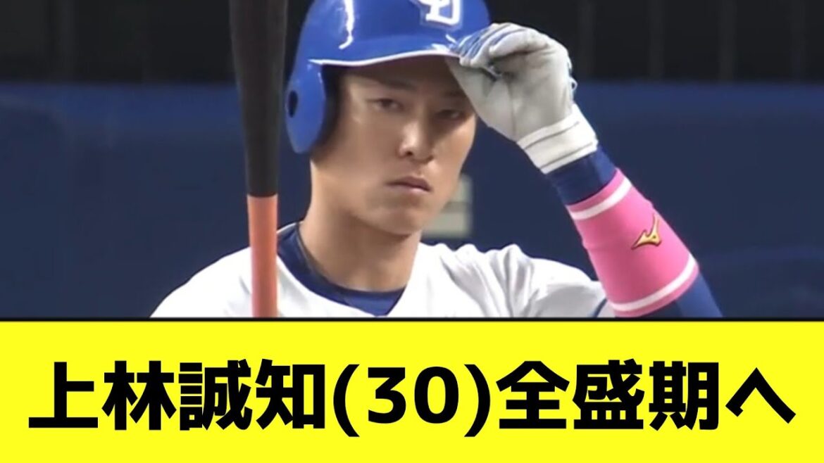 上林誠知(30)打率.277 15本 42打点 24盗塁 OPS.755【なんJ反応】