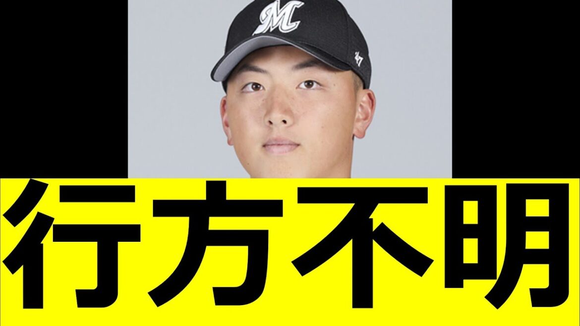 田中晴也　行方不明　ロッテファンの反応