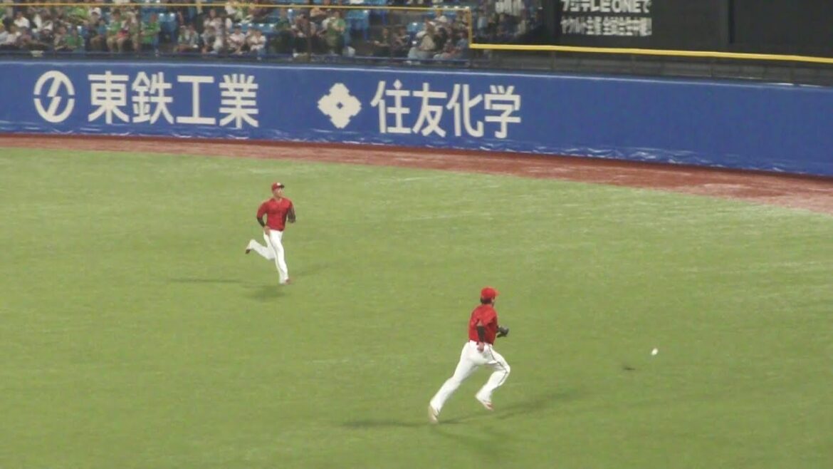 ヤクルト 北村拓己 ツーベースヒット　ヤクルト vs 広島　2025年8月29日(金)　神宮球場