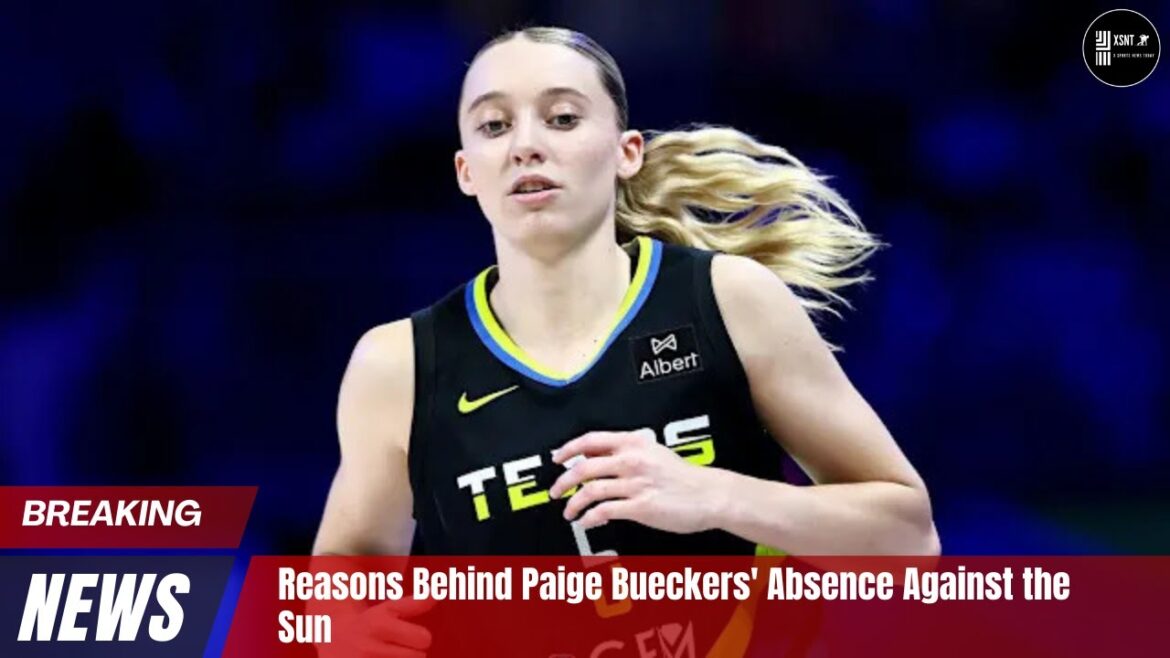 Reasons Behind Paige Bueckers' Absence Against the Sun #paige #bueckers #wnba #dallaswings